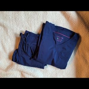 Purple Label by Healing Hands scrubs set